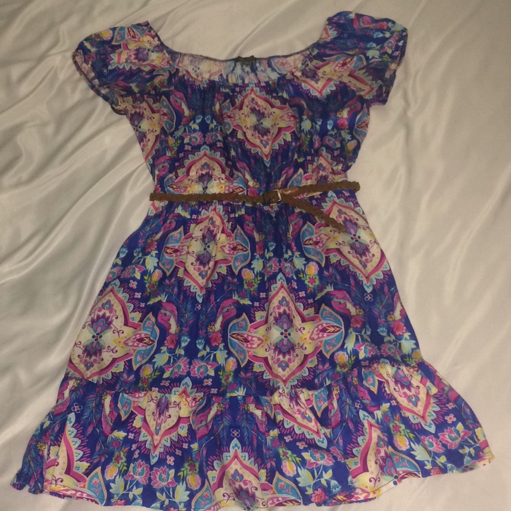 Lily Rose Blue Print Dress